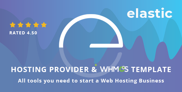 Elastic 3.1 - Hosting Provider & WHMCS Template
