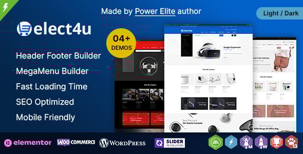 Elect4u WP 3.4.0 - Multipurpose WooCommerce Responsive Theme