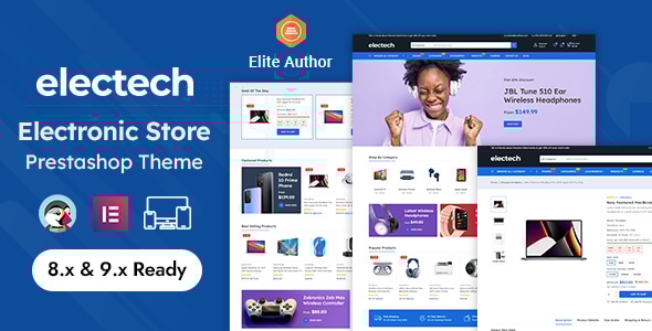Electech 8.0 - Electronics Mega Store Prestashop Responsive Theme