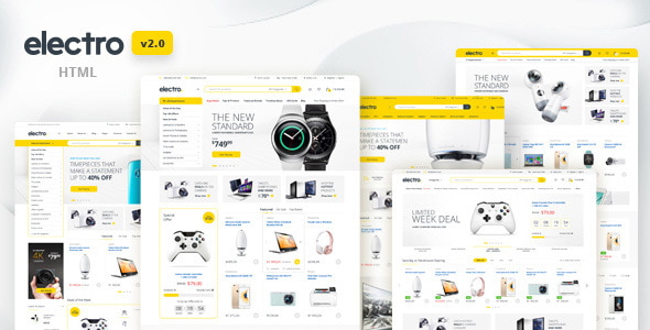 Electro 8 - Electronics eCommerce HTML Template