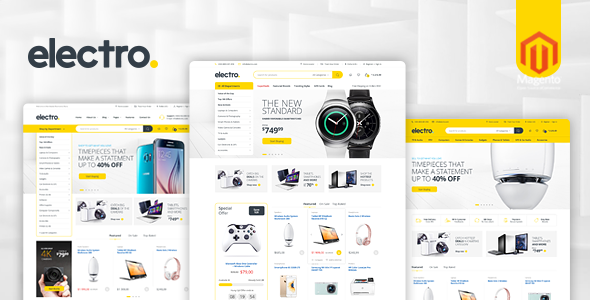 Electro Responsive Magento 2 Theme  RTL supported