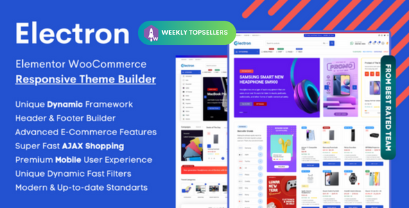 Electron 3.0 - Elementor Electronics Store WooCommerce Theme
