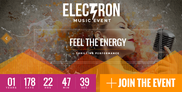 Electron 6.9 - Event Concert & Christmas New Year Conference Theme