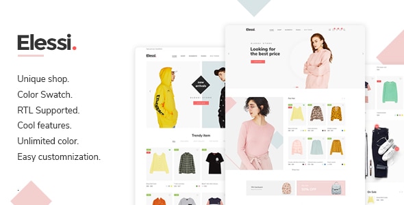 Elessi - Fashion Responsive Magento 2 Theme  RTL supported