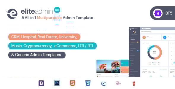 Elite Admin 5.0 - Bootstrap 5 Dashboard template
