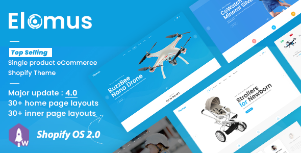 Elomus 2.0 - Single Product Shop Shopify Theme