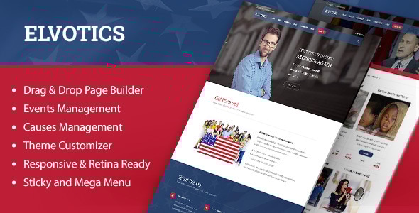 Elvotics 2.0.2 - Political WordPress Theme