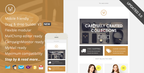 Email 3.0 - eCommerce Email Template  Online Editor