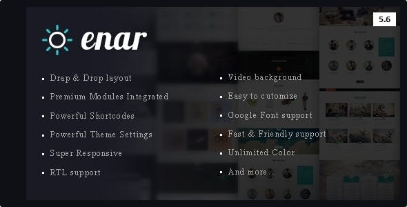 Enar 1.7 - Multipurpose Drupal 9 Theme