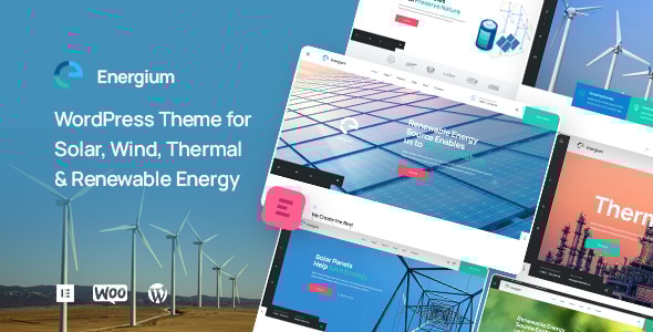 Energium  Alternative & Renewable Energy WordPress Theme