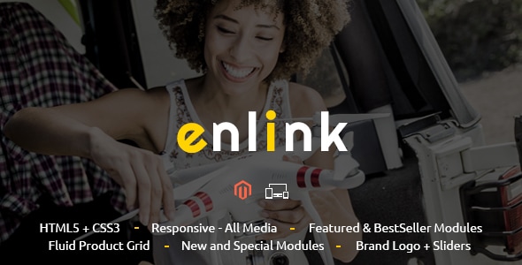 Enlink 1.9 - Single Product Magento Theme