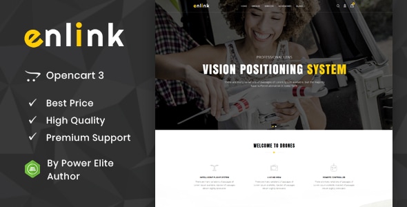 Enlink 2.2.0 - Single Product OpenCart Theme