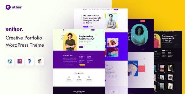 Enthor 2.0.3 - Creative Portfolio WordPress Theme