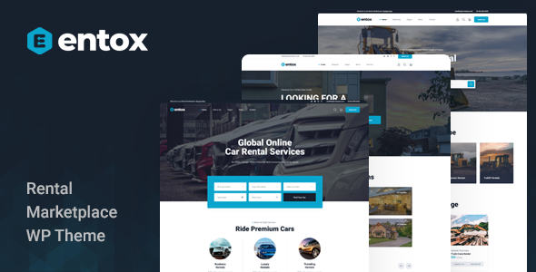 Entox 1.3.0 - Rental Marketplace WordPress Theme