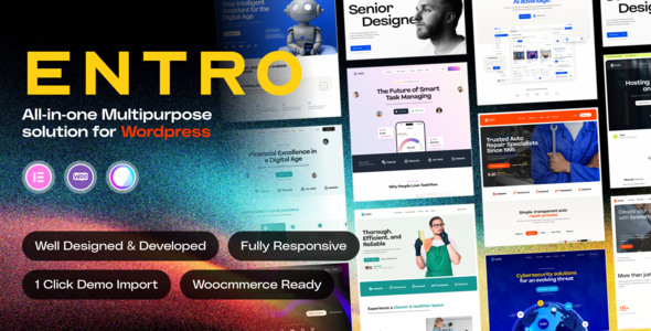 Entro 6.0 - Elementor Business Consulting WordPress Theme