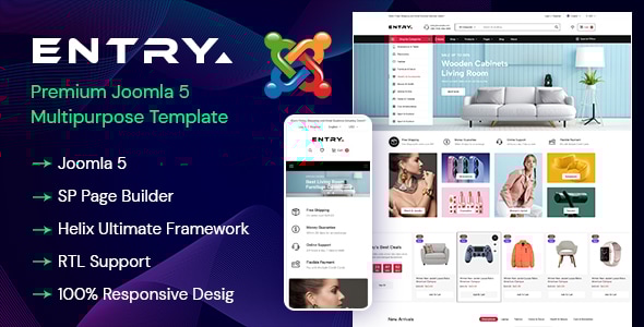 Entry - Premium Joomla 5 Multipurpose Template