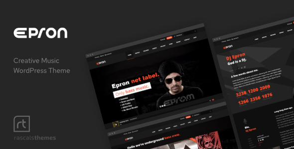 Epron 2.0.0 Music Theme for WordPress