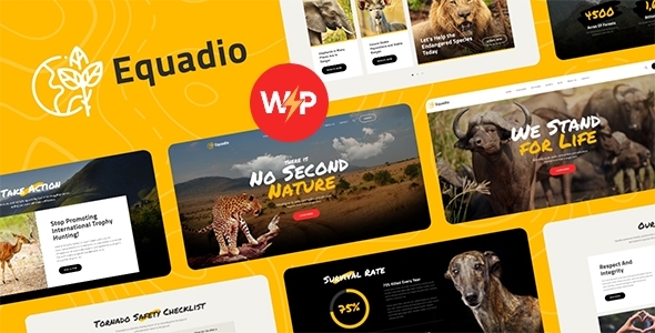 Equadio 1.1.4 - Non-Profit and Environmental WordPress Theme