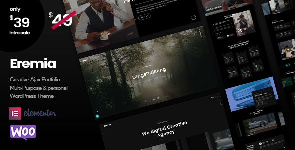 Eremia 1.0.1 - Ajax Portfolio WordPress Theme