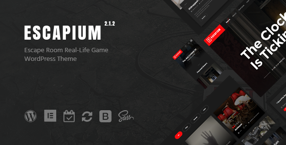 Escapium 2.1.2 - Escape Room Game WordPress Theme
