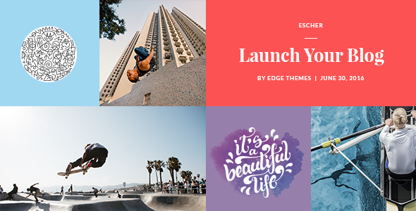 Escher 1.5 - Blog WordPress Theme