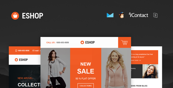 ESHOP - Responsive E-mail Template  Online Access