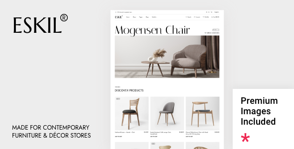 Eskil 1.3 - Furniture Store WordPress Theme