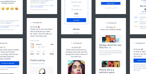 Essential transactional email templates