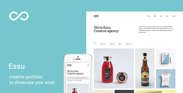 Essu 2.6 - Minimal Portfolio WordPress Theme