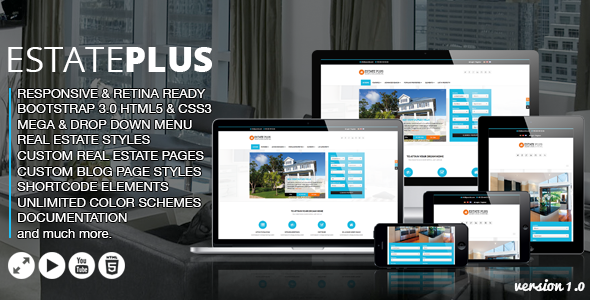 Estate 1.0 - Plus  HTML Template