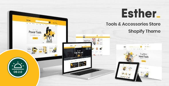 Esther 4.0 - Tools Store & Garage Shopify Theme