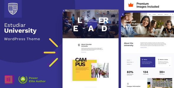 Estudiar 6.9 - University School WordPress Theme