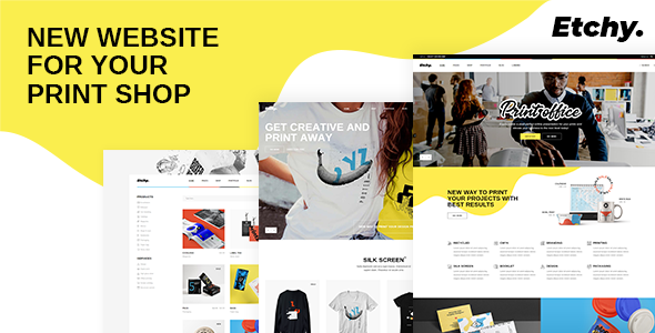 Etchy 1.4 - Print Shop WordPress Theme