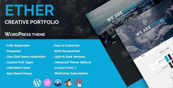 Ether 2.0 - Creative Business WordPress Theme
