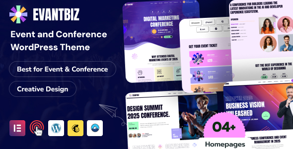 Evantbiz – Conference & Events WordPress Theme