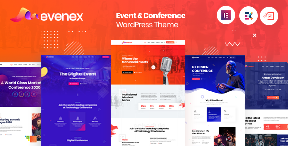 Evenex 2.6.3 - Event Conference WordPress Theme