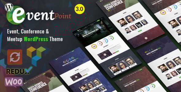 Event Point 3.0.0 - Conference Seminar & Meetup WordPress Theme