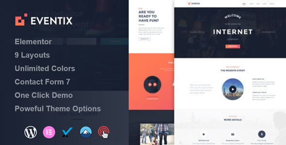 Eventix 6.0 - Event Landing WordPress Theme