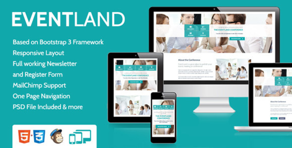EventLand Landingpage