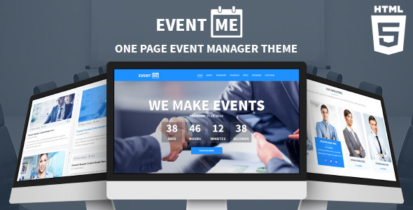 EventMe 1.1 - Responsive Conference Landing Page