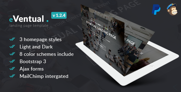 Eventual 1.2.4 - Event & Conference Landing Page