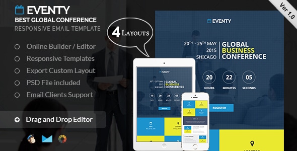 Eventy - Event Email HTML Template