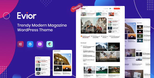 Evior 1.1.5 - Modern Magazine WordPress Theme
