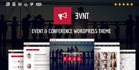 Evnt 5.0 - Event and Conference WordPress Theme