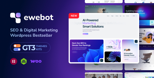 Ewebot 6.9 Digital Marketing Agency & SEO WordPress Theme