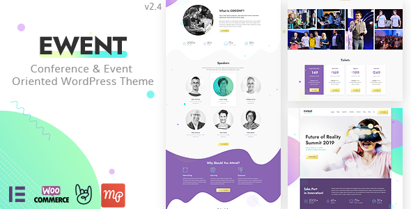 Ewent 2.5 - Conference & Event Oriented WordPress Theme