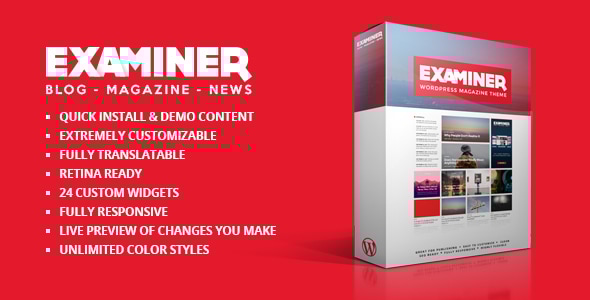 Examiner 4.4 - Magazine Theme