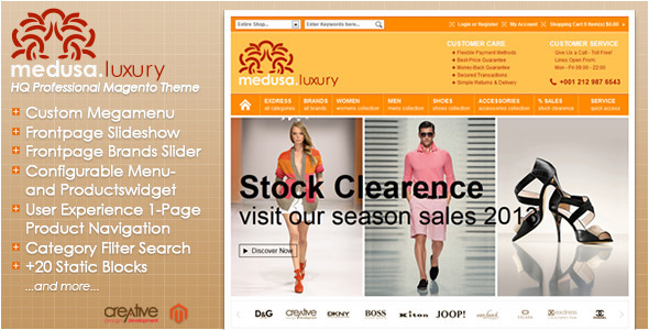 Exdress-Medusa 1.3 - Luxury Fashion Store Magento Theme