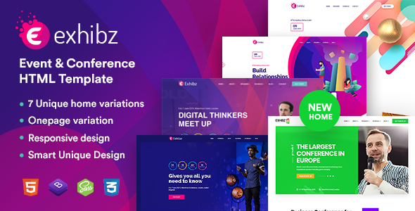 Exhibz 1.5 - Conference and Event HTML Template