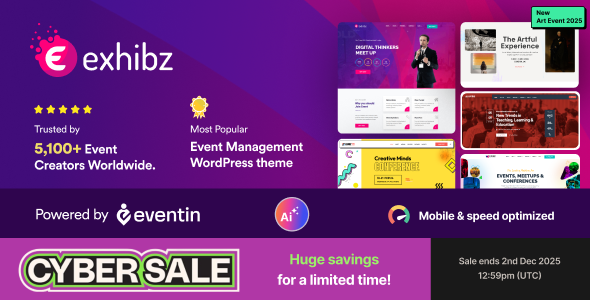 Exhibz 3.0.10 - Event Conference WordPress Theme (AI Powered)